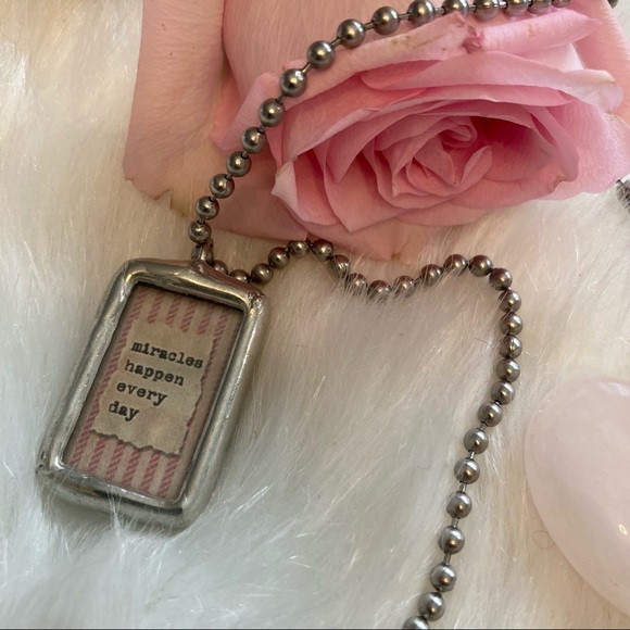 Miracle Angels Hand Made Sterling Silver Pendant Necklace - Picture 2 of 6